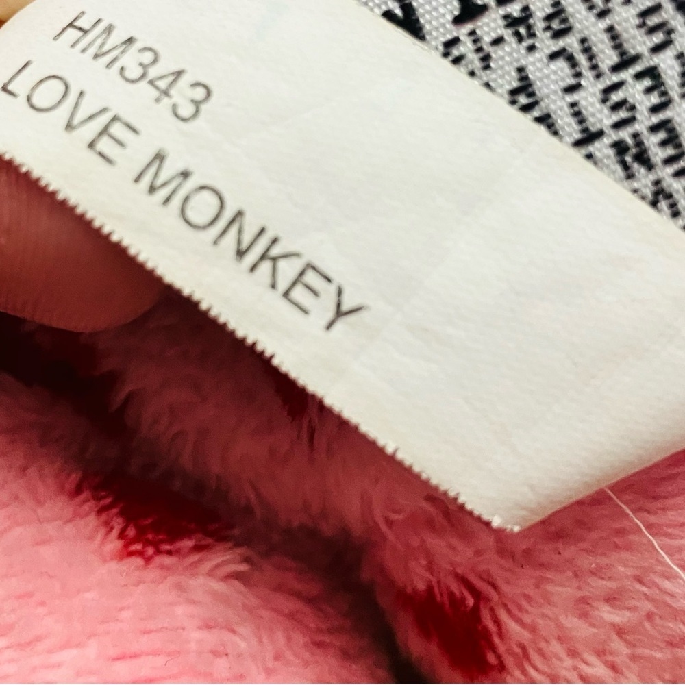 Webkinz Ganz Plush Love Monkey HM343 No Code Valentine’s 9in - Picture 9 of 9